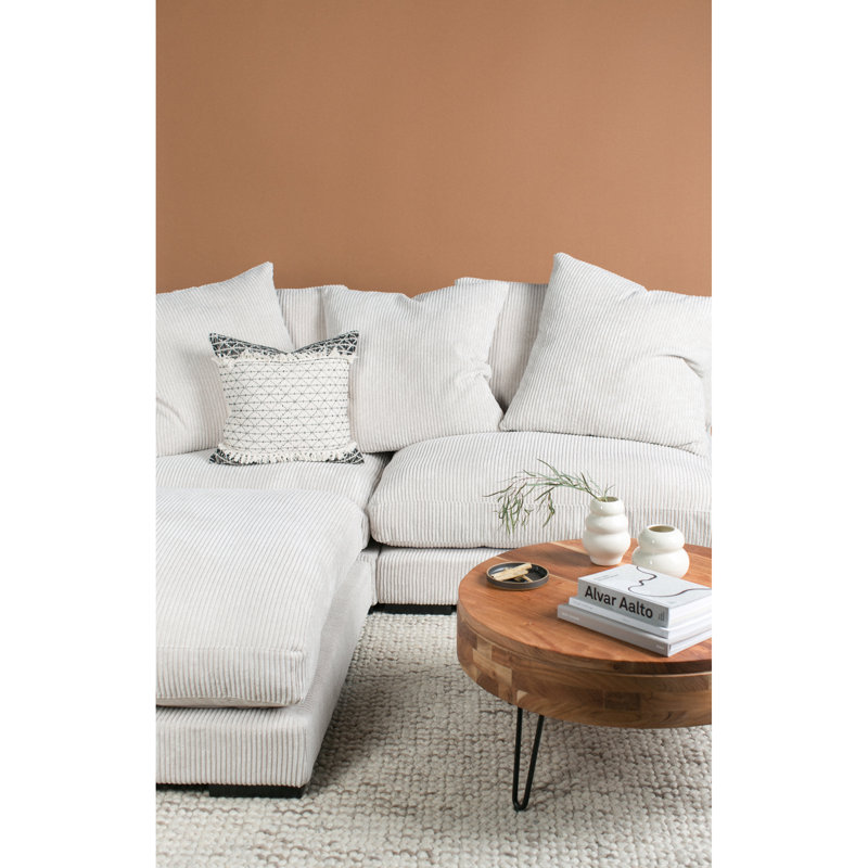 Saegan Upholstered Armchair, White