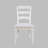 Pearce Westport Modern Farmhouse Upholstered Ladderback Dining Chair – Set Of 2 - White-1700394900