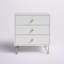 Commode anglaise à 3 tiroirs H 21,6 po Lafitte-427145805