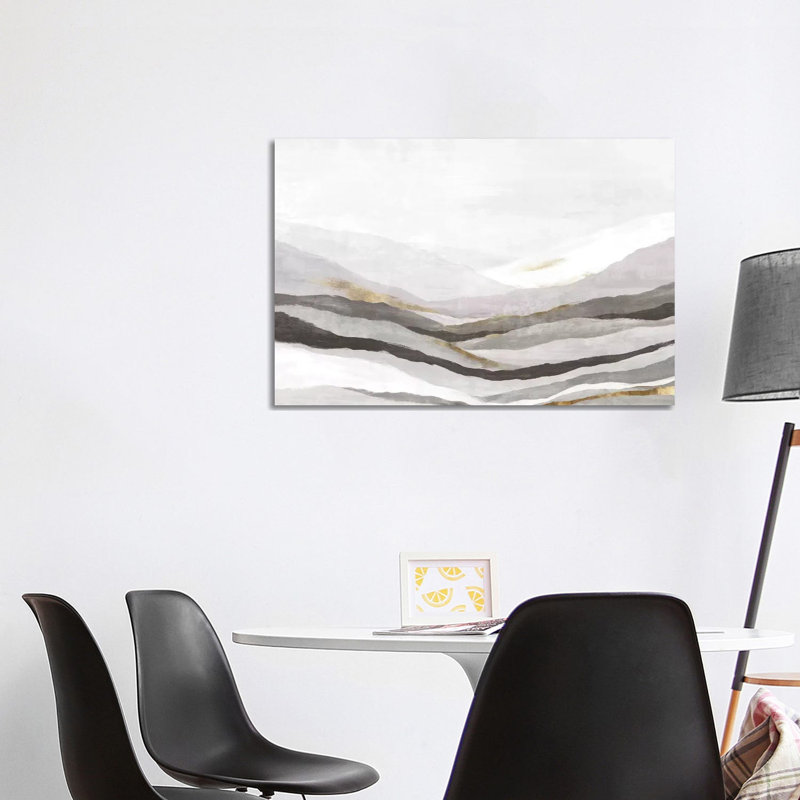 " Far Away Land II Neutral Version " by Eva Watts, 26" H x 40" W x 1.5" D