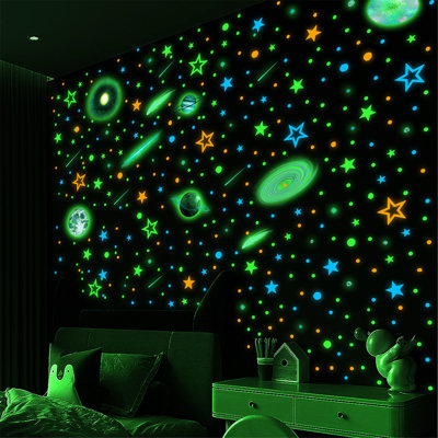 Luminous Wall Stickers Star Luminous Children's Room Decoration Wall Stickers