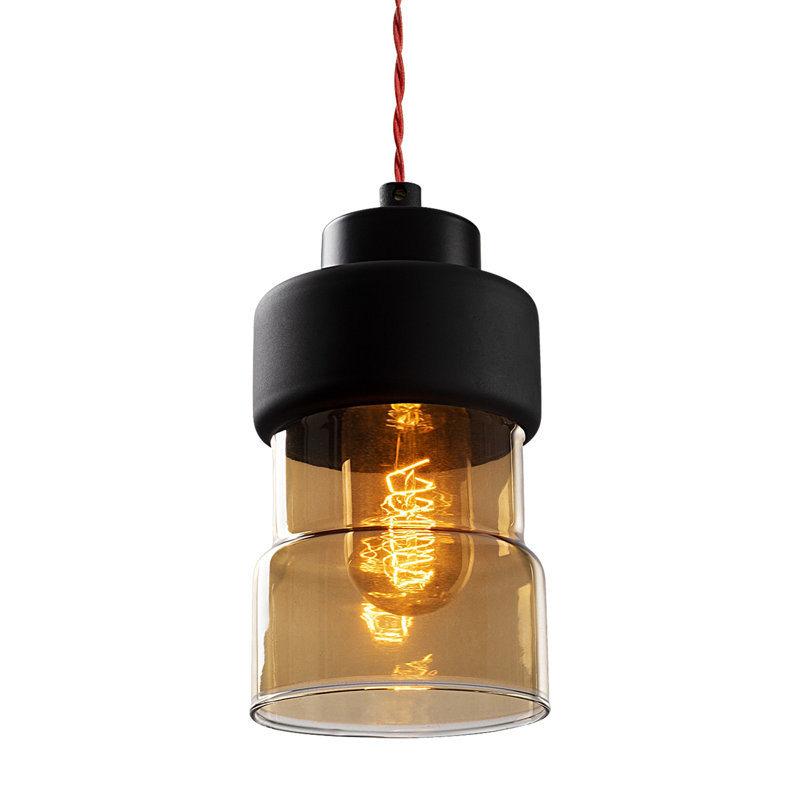 1 - Light Black Single Pendant