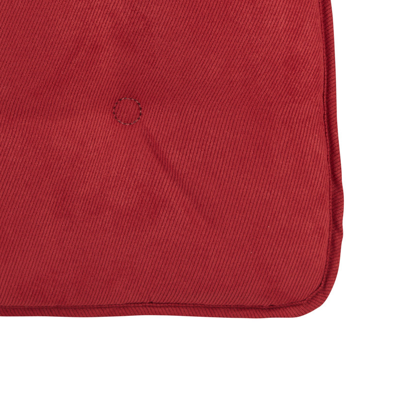 Non-Slip Dining Room And Kitchen Seat Cushions, 16 X 15 X 2 Inches, Red