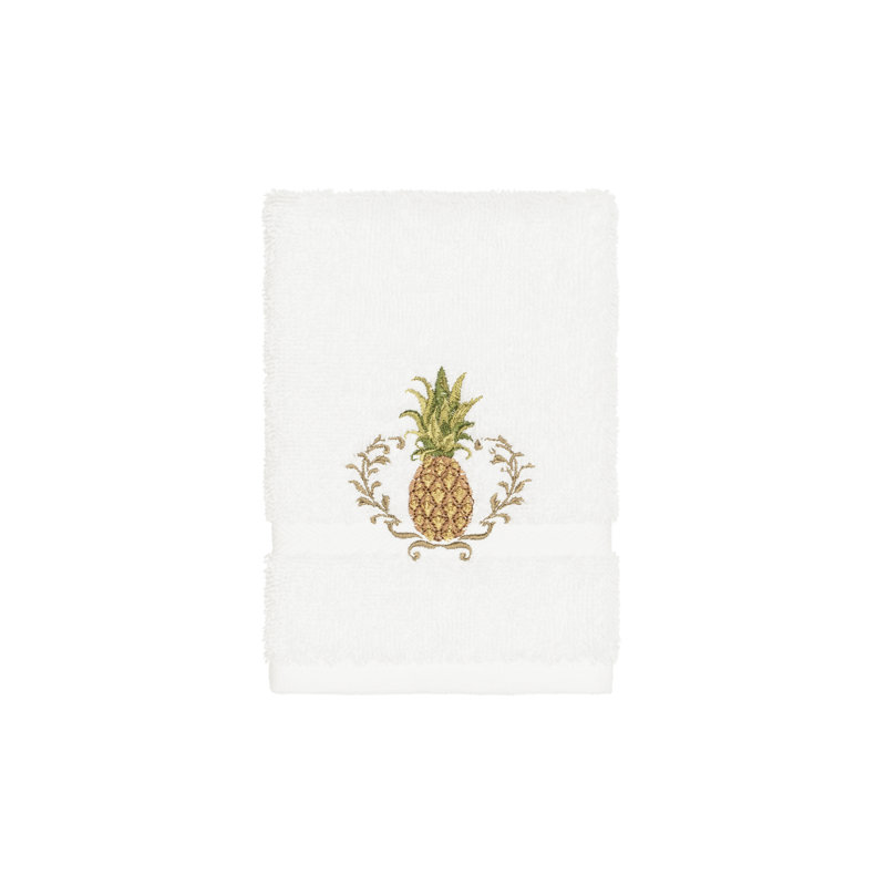 Welcome Turkish Cotton Midweight Bath Towel, White, Washcloth - 1 Pack