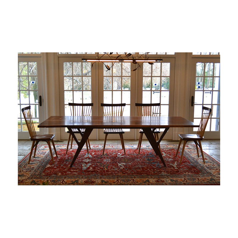 Sedute Solid Wood Dining Table, Cherry