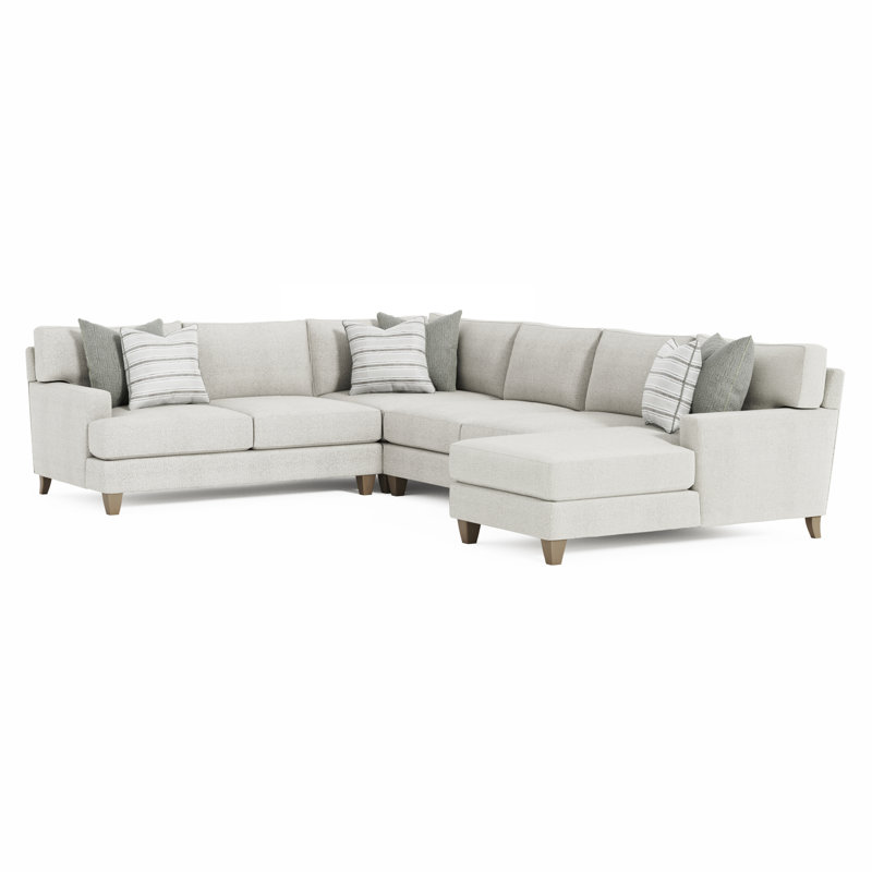 Sectional, 33.50" H x 137" W x 33.50" D, Right Hand Facing