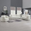 Canapé biplace beige en chenille
