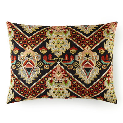 Casbah Jewel Embroidered Cotton Pillow Made-To-Order