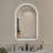 LED Bathroom Vanity Mirror with Lights Anti Fog Dimmable Black Framed Wall Mounted-1848658314
