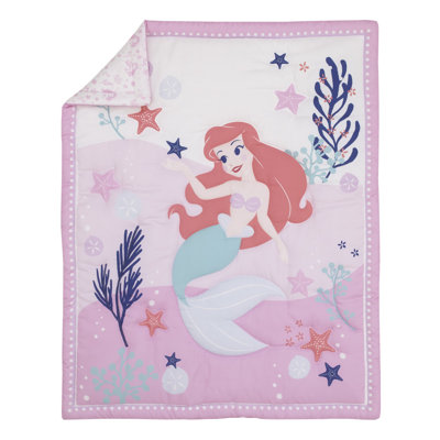 Disney 3pc. The Little Mermaid Ariel Cute by Nature Mini Crib Set -  8556740P