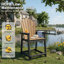 Hdpe Outdoor Adirondack Bar Chair-1621796761