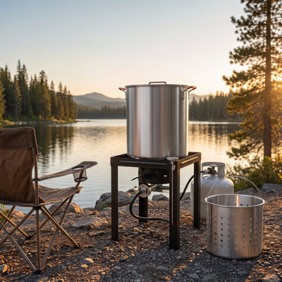 30QT/36QT Turkey Fryer With 12-Inch Skimmer