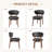 Upholstered Solid Wood Dining Chair-996183620