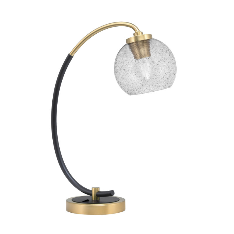 Lampe Astudillo, Noir / transparent, Noir mat / laiton