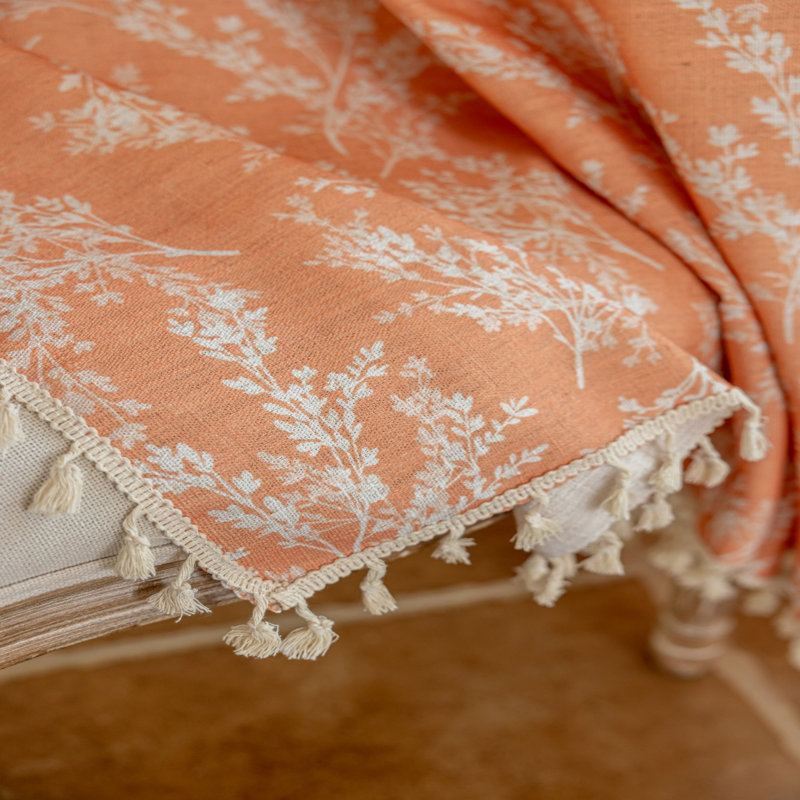 Rideau imprimé polyester, 52" W x 63" L