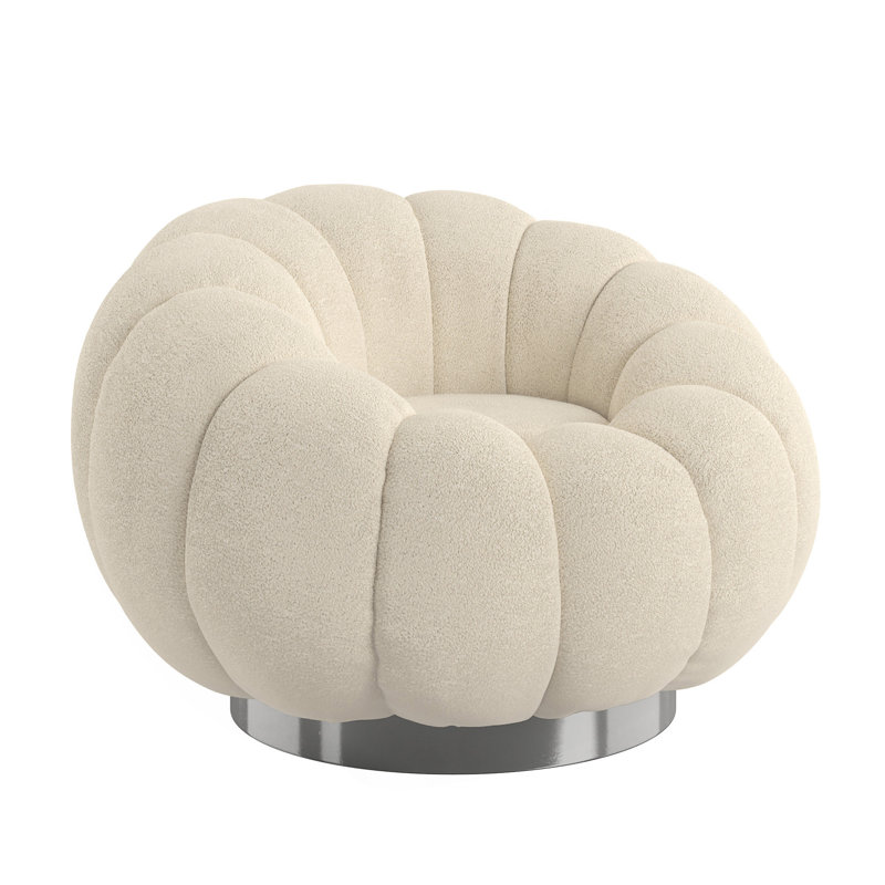 Fauteuil d'appoint pivotant Pumpkin