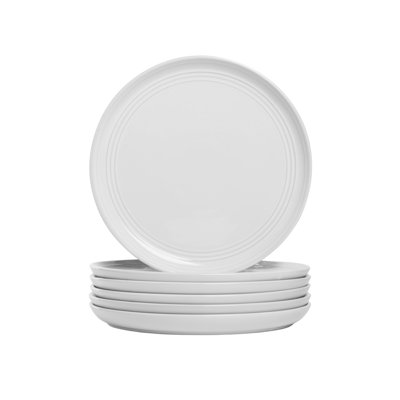 Double Line 8.25" Salad Plate, Set Of 6