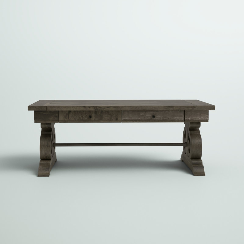 Ellenton Solid Wood Single Coffee Table, Peppercorn