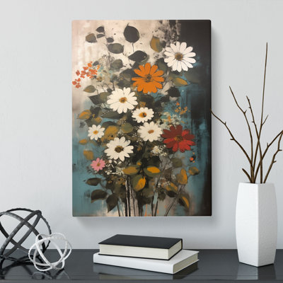 Ashlie Flowers Mid Century Style Vol.1 - Wrapped Canvas