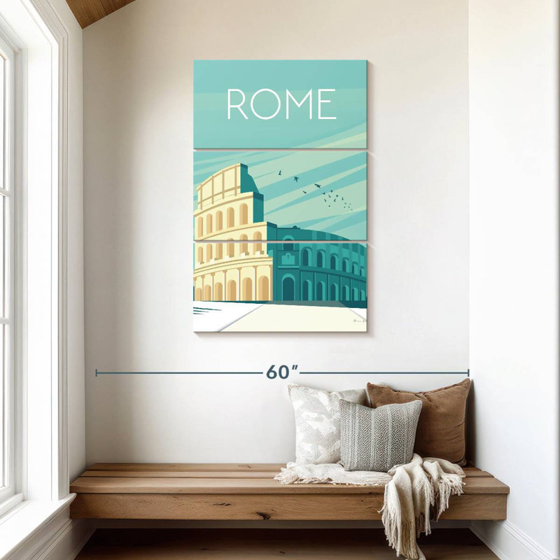 Rome Amphitheatre, 45" H x 28" W