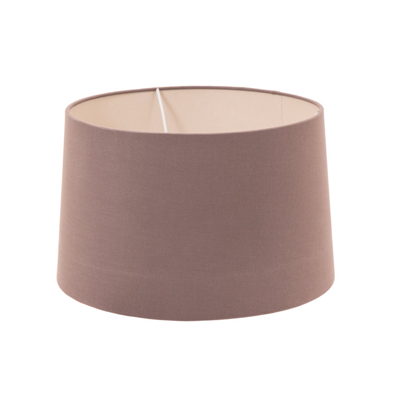 Drum Lamp Shade ( Screw On ), 21cm H x 34cm W x 34cm D, Grey