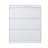 Lateral File Cabinet 3 Drawer, White Filing Cabinet With Lock, Lockable File Cabinet For Home Office, Locking Metal File Cabinet For Legal/Letter/A4/F4 Size-123994466