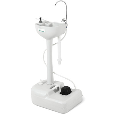 12.99 " L x 19.88 " W Portable Handwash Station with Faucet