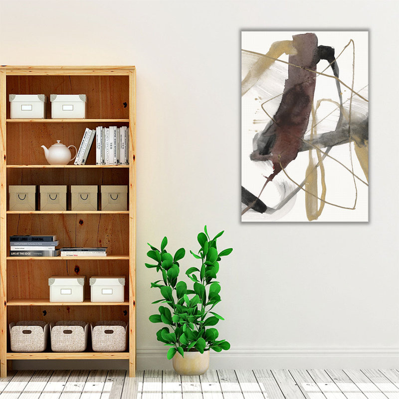 «Bourgogne Interjection II», reproduction d'art sur toile, H 36 po x l 24 po