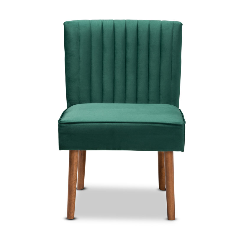 Frederickson Alvis Dining Chair Set, Emerald Green, 5Pieces: Corner Bench,Armless Bench,2Chairs,Table