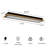 31.5’’ Wood Minimalist Rectangle LED Flush Mount