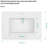 30.2"X18.5" White Rectangular Vanity Top Sink, 1 Faucet Hole, Acid , Overflow Functionality, Ample Space Single Layout, Feature, Stain Easy To Maintain