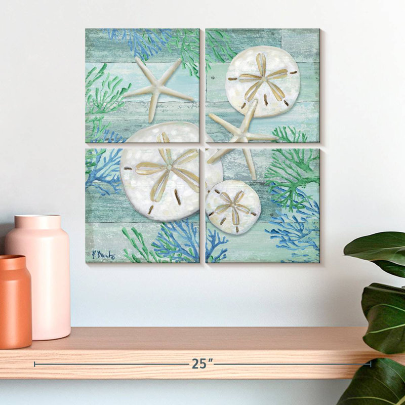 Brampt Clearwater Shells II, 18" H x 18" W