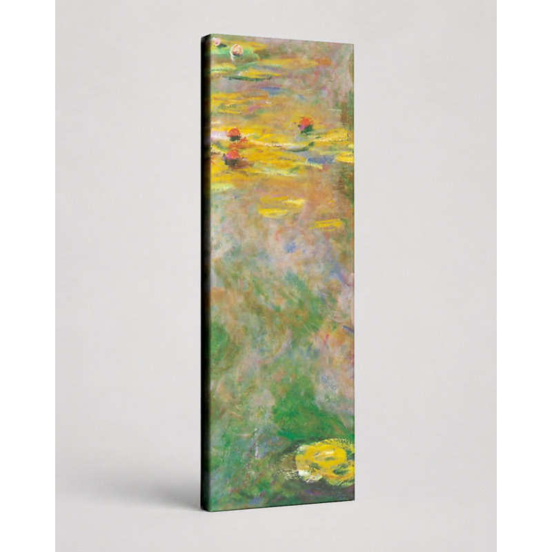 Nymphéas (Le Bassin aux Nymphéas) - art mural sur toile, 20" W x 60" H