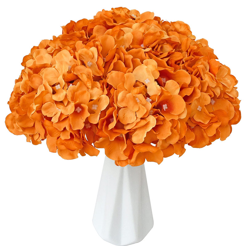 Arrangement d'hortensias, Orange