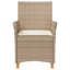 Chaises de patio avec coussins 2 pièces Red Barrel Studio® Red-1012818485