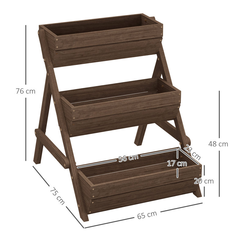 Wood Raised Garden Bed