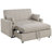 Westwind Latte Upholstered Sleeper Sofa Bed