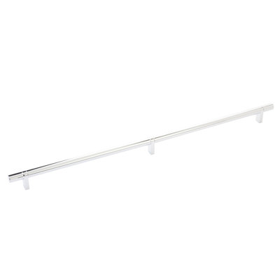 Poignée de meuble rectangulaire Emtek Select 20 "C-C, tige de bar rectangulaire, barre lisse