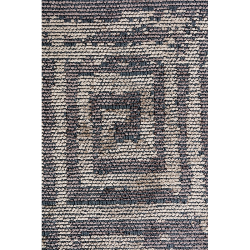 Rapture Beige Gray Checkered Luxury Area Rug, Rectangle 7'10" x 9'10"