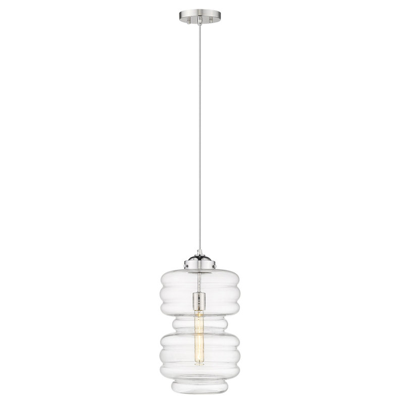 Luminaire suspendu géométrique 1 lumières simple Cabott
