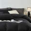 Housse de couette noire avec fermeture à glissière Kakijumn-113693380-113693381