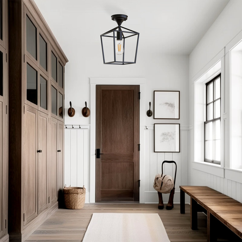 Plafonnier semi-encastré 1 lumière Crattic