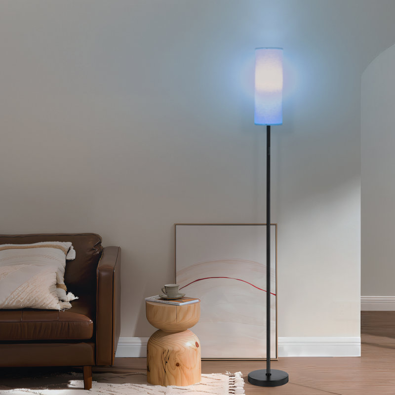 Teulon 67" RGB Column Traditional Floor Lamp with Remote Control and Bulb Included