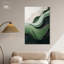 «Green Echoes I», art abstrait vert-386245753-386245734