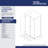 Unidoor Plus 60" W x 30.375" D x 72" H Frameless Pivot Rectangle Shower Enclosure with Fixed Panel-386304577