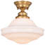 Plafonnier semi-encastré 1 lumière 12 po Mandy-70984164-27894515