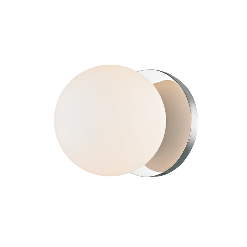 Baird 1 Light Bath Sconce, Polished Chrome