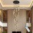 20-Lights High Ceiling Glam Crystal Chandelier, LED Dimmable Modern Lighting Fixture with 3 Adjustable Color Temperatures