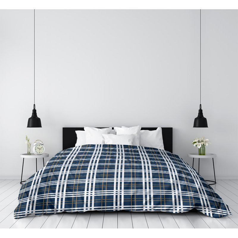 Housse de couette en microfibre Houston, Housse de couette simple TG, Polyester brossé