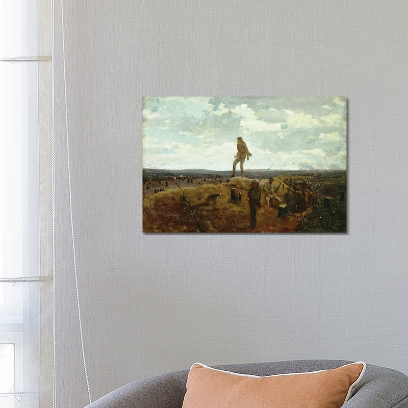Defiance: Inviting A Shot Before Petersburg, 1864 by Winslow Homer - Wrapped Canvas Gallery-Wrapped Canvas Giclée